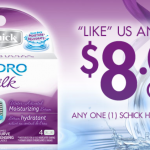 HOT:  $8 off Schick razor refills printable coupon!