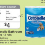 Cottonelle Toilet Paper only $.25 per roll at Walgreens this week!
