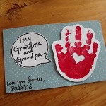 Grandparent's Day Craft: Handprint Cards