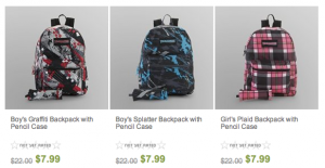 Sears sale on kid backpacks