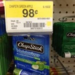 Chapstick for $.48 each after coupon!