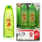 Garnier Fructis Shampoo or Conditioner $.79 after coupons at Target!