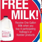 Kroger: 4 boxes of Nutrigrain bars plus milk for $8 total!