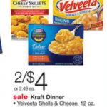 FREE Velveeta Shells & Cheese and Kraft Deluxe Macaroni and Cheese!