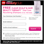 FREE Clear Scalp & Hair Beauty Therapy Total Care Nourishing Shampoo from CVS!