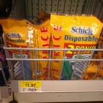 Schick Razors for $.98 each at Walmart!