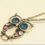 Vintage Owl Charm Necklace only $1.26 shipped plus more jewelry deals under $2!