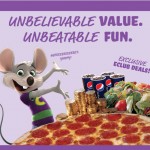 Chuck E Cheese:  10 FREE Tokens plus FREE MP3 Download!