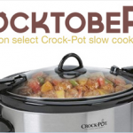 Crocktober:  Get a $5 Crock-Pot rebate!