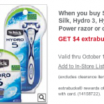 Schick Razors as low as $2.77 after coupons!
