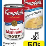 Kroger Mega Sale: Campbell’s Cream soups for $.25 each!