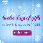 12 Days of Christmas SWEEPS: win new prizes every day!