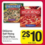Kroger:  3 DiGiorno Pizzas for $8 after coupons!