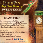 Win a Trip to London for a Family of 4 from Disney Movie Rewards!