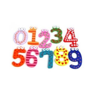 colorful-magnetic-numbers-wooden-fridge-magnets