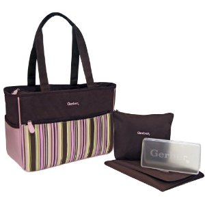 gerber-stripe-nylon-diaper-tote