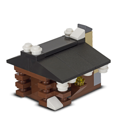 LEGO-Log-cabin