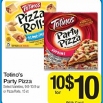 Kroger:  5 FREE Totino’s Pizzas after coupon and rebate!