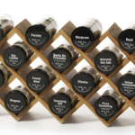 Kamenstein® 18 Jar Criss-Cross Bamboo Spice Rack with FREE refills for $24!