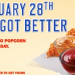 Sonic Jumbo Popcorn Chicken 1/2 price all day today!