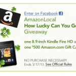 Win a Kindle Fire HD or a $500 Amazon Gift Card!