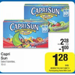 Capri Sun MONEYMAKER at Kroger Stores!