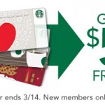 Starbucks FREE $5 Gift Card!