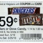 SWEET coupons for 3 Musketeers and Dove chocolate bars!