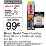 Reach Toothbrush MONEYMAKER!