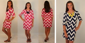 chevron-print-dress
