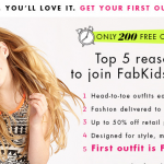 ANOTHER FabKids free outfit offer!