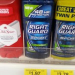 Right Guard Deodorant $.97 each after coupon!