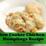 Slow Cooker Chicken and Dumplings Recipe