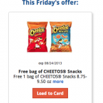 FREE bag of Cheeto’s at Kroger stores!