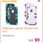 iPhone Defender Cases for iPhone 4/4s and 5 only $9!