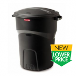 Rubbermaid Roughneck 32 gallon Black Trashcan only $9.97!