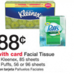 Kleenex Facial Tissue only $.70 per box!