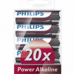 Philips 20 ct AA Alkaline batteries only $4.56 shipped!