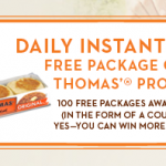 Win FREE Thomas Bagels or English Muffins!