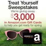 Amazon Treat Yourself $3K Gift Card Giveaway!