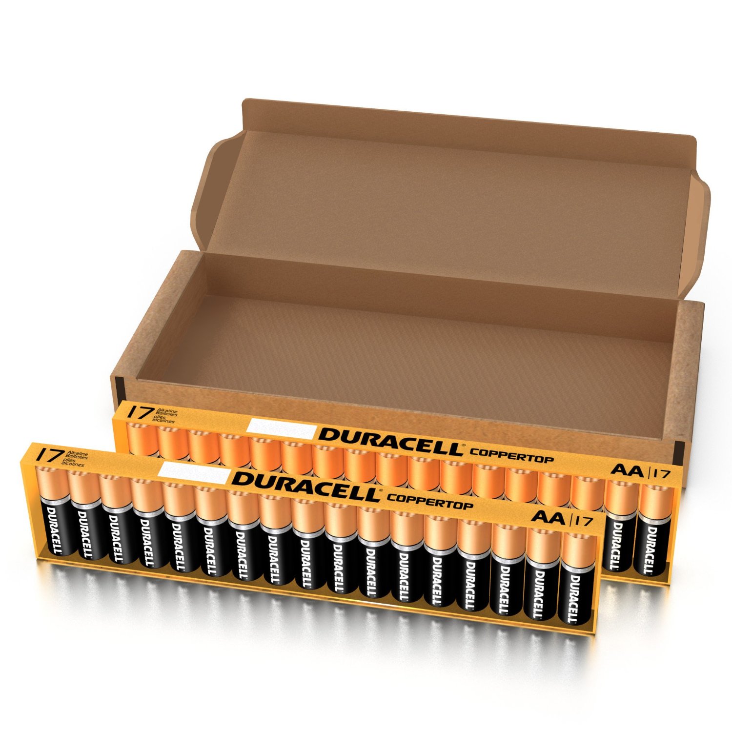 Duracell Coppertop 34 Ct. AA batteries deal!