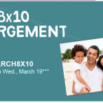 Free 8X10 Photo Enlargement!