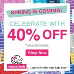 Mabel’s Labels 40% off sale!