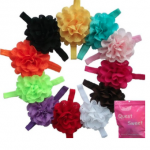 Baby flower headbands just $.58 each SHIPPED!