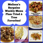 Menu Planning:  tried and true favorites!