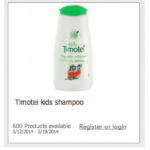 FREE Timotei Kids Shampoo Product Testing opportunity!