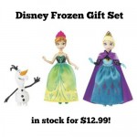 Frozen Gift Set with Elsa, Anna & Olaf only $12.99!