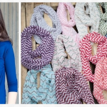 Chevron Print Infinity Scarves just $2.99 each!