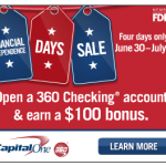 LAST DAY: $176 in FREE Cash from Capital One!
