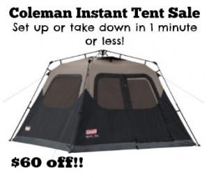 coleman-instant-tent-sale